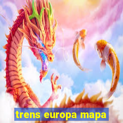 trens europa mapa